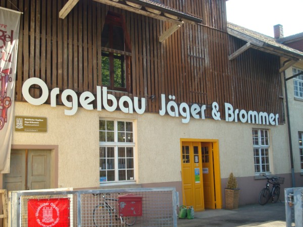 Die Orgelwerkstatt Jäger&Brommer.